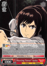 "Piercing Terror" Sasha (AOT/S50-E062 U) [Attack on Titan Vol. 2] - POKÉ JEUX