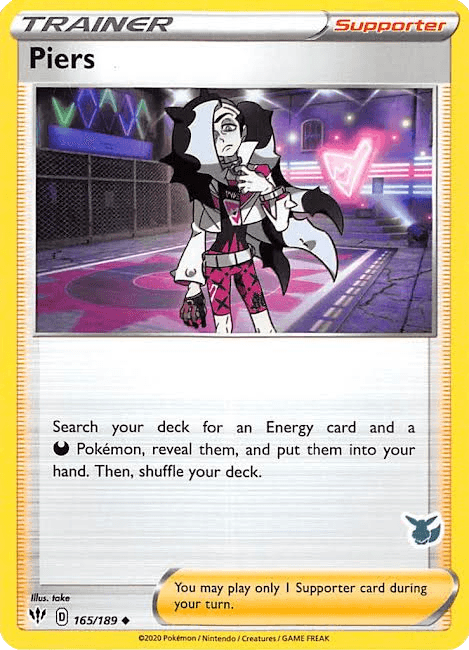 Piers (165/189) (Eevee Deck) [Battle Academy 2022] - POKÉ JEUX