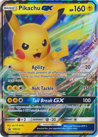 Pikachu GX (SM232) (Jumbo Card) [Sun & Moon: Black Star Promos] - POKÉ JEUX