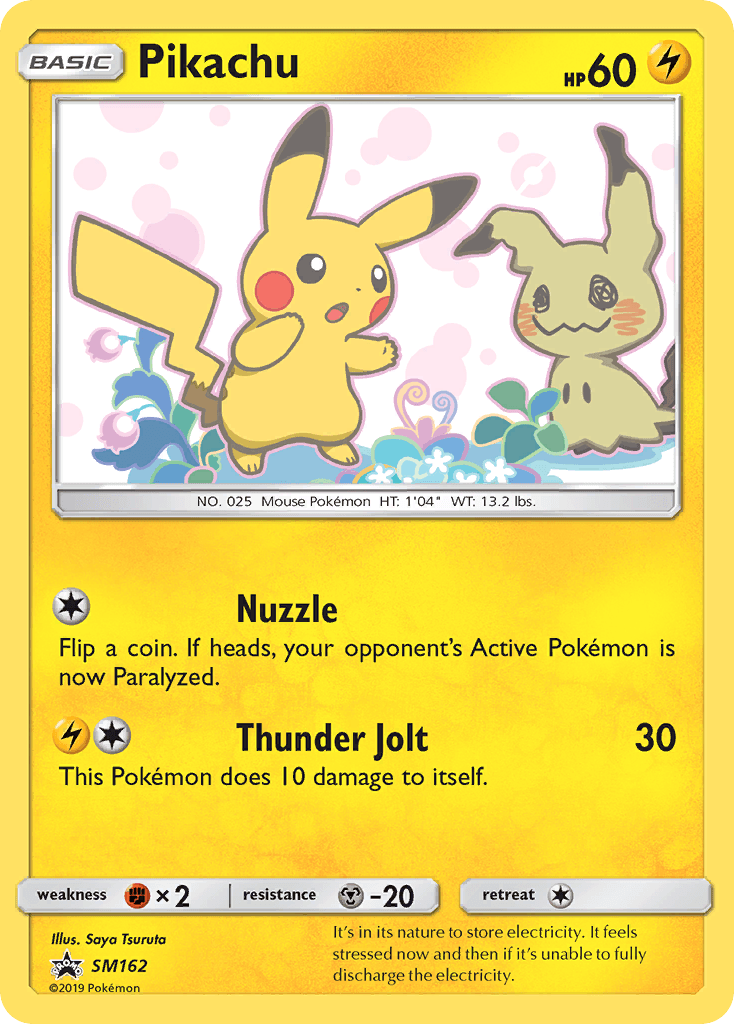 Pikachu (SM162) [Sun & Moon: Black Star Promos] - POKÉ JEUX