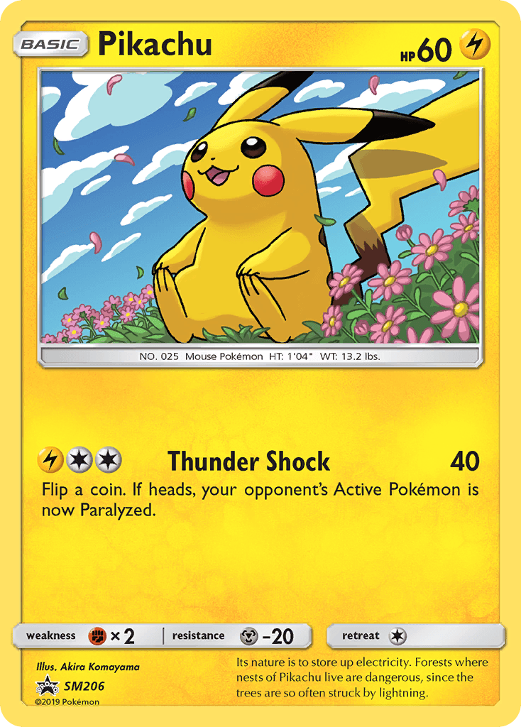 Pikachu (SM206) [Sun & Moon: Black Star Promos] - POKÉ JEUX