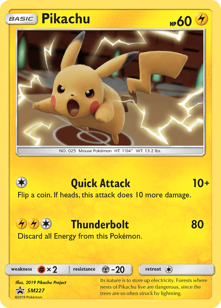 Pikachu (SM227) [Sun & Moon: Black Star Promos] - POKÉ JEUX