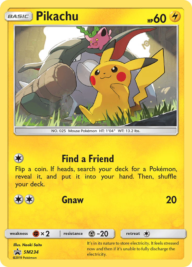 Pikachu (SM234) [Sun & Moon: Black Star Promos] - POKÉ JEUX