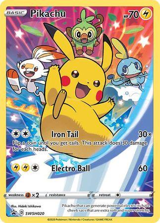 Pikachu (SWSH020) [Sword & Shield: Black Star Promos] - POKÉ JEUX