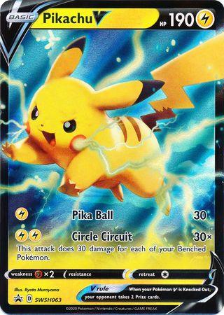 Pikachu V (SWSH063) [Sword & Shield: Black Star Promos] - POKÉ JEUX