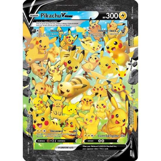 Pikachu V-UNION (Jumbo Card) [Sword & Shield: Black Star Promos] - POKÉ JEUX