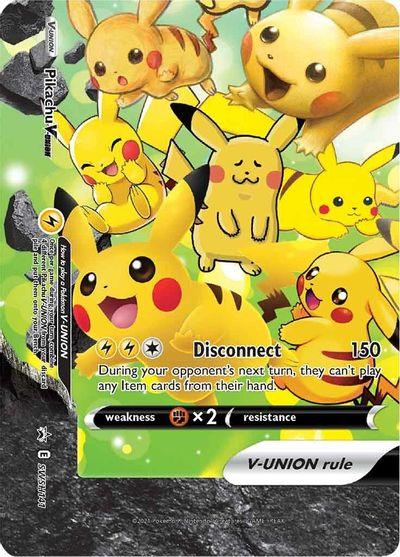 Pikachu V-UNION (SWSH141) (Celebrations) [Sword & Shield: Black Star Promos] - POKÉ JEUX