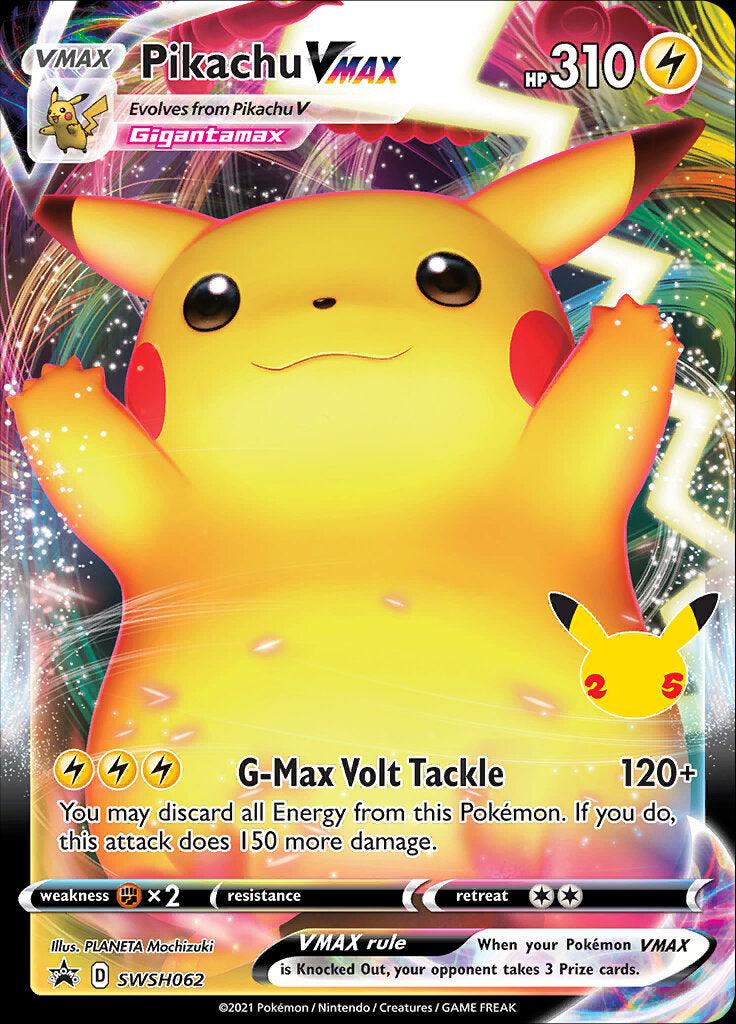 Pikachu VMAX (SWSH062) (Celebrations) [Sword & Shield: Black Star Promos] - POKÉ JEUX