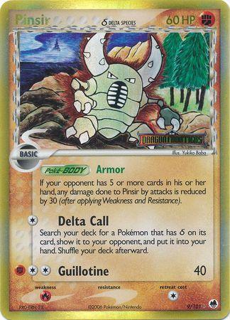 Pinsir (9/101) (Delta Species) (Stamped) [EX: Dragon Frontiers] - POKÉ JEUX