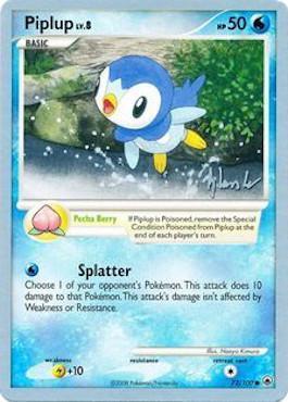 Piplup LV.8 (72/100) (Empotech - Dylan Lefavour) [World Championships 2008] - POKÉ JEUX