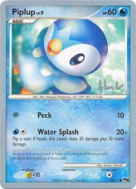 Piplup LV.9 (15/17) (Empotech - Dylan Lefavour) [World Championships 2008] - POKÉ JEUX