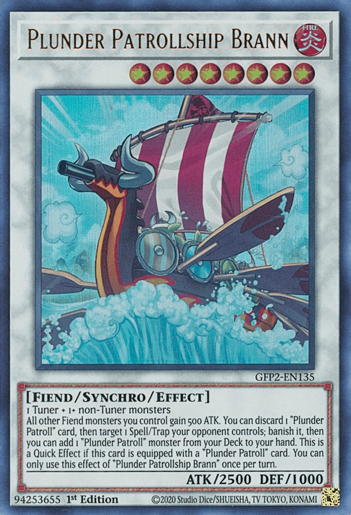 Plunder Patrollship Brann [GFP2-EN135] Ultra Rare - POKÉ JEUX