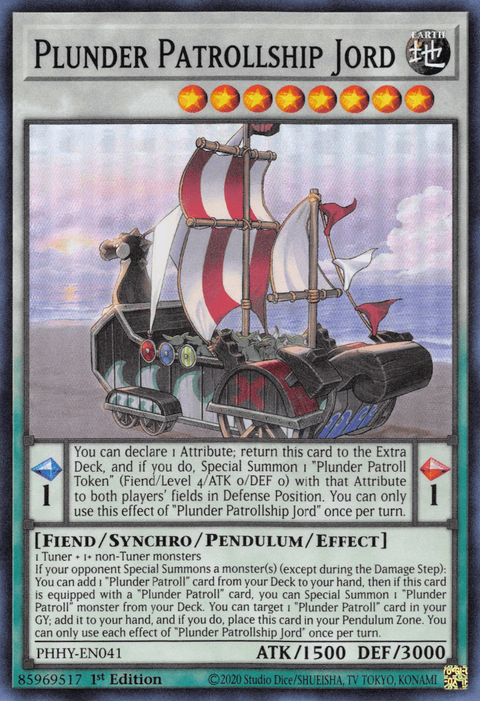 Plunder Patrollship Jord [PHHY-EN041] Super Rare - POKÉ JEUX