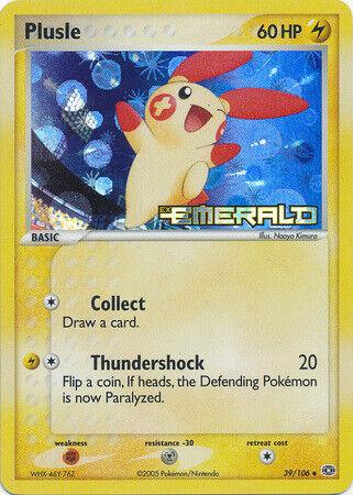 Plusle (39/106) (Stamped) [EX: Emerald] - POKÉ JEUX