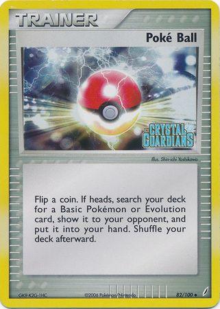 Poke Ball (82/100) (Stamped) [EX: Crystal Guardians] - POKÉ JEUX