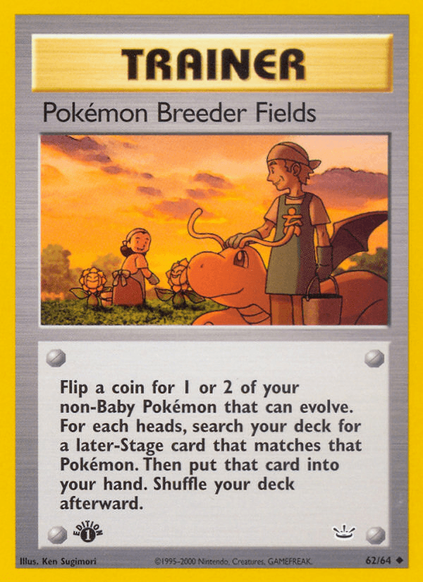 Pokemon Breeder Fields (62/64) [Neo Revelation 1st Edition] - POKÉ JEUX