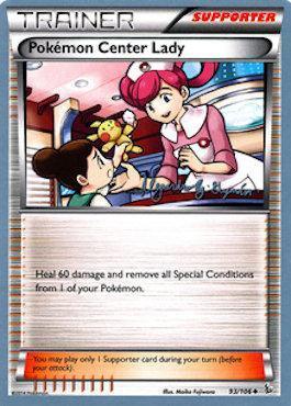 Pokemon Center Lady (93/106) (Primal Groudon - Alejandro Ng-Guzman) [World Championships 2015] - POKÉ JEUX