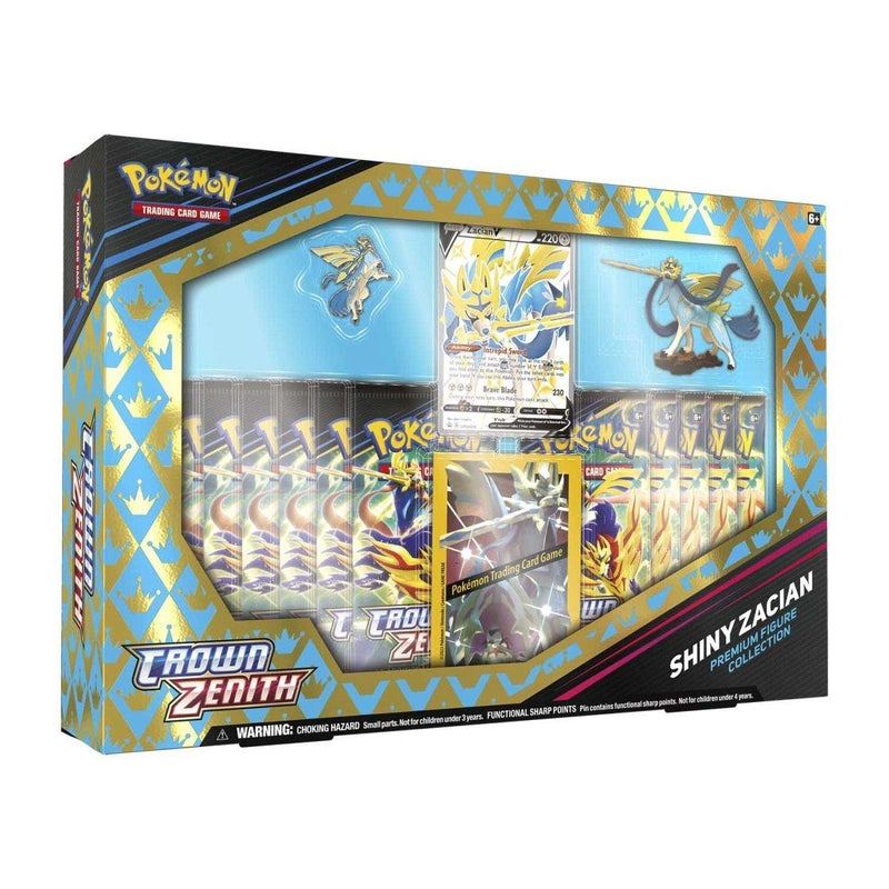 Pokemon Crown Zenith Zacian - Premium Figure Collection - POKÉ JEUX - POSWSH125PFC - 0820650851636