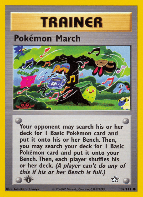 Pokemon March (102/111) [Neo Genesis 1st Edition] - POKÉ JEUX