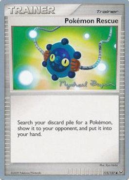 Pokemon Rescue (115/127) (Happy Luck - Mychael Bryan) [World Championships 2010] - POKÉ JEUX