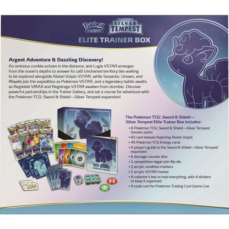 POKEMON SWSH12 Silver Tempest Elite Trainer Box - POKÉ JEUX - 0820650851070 - 0820650851070