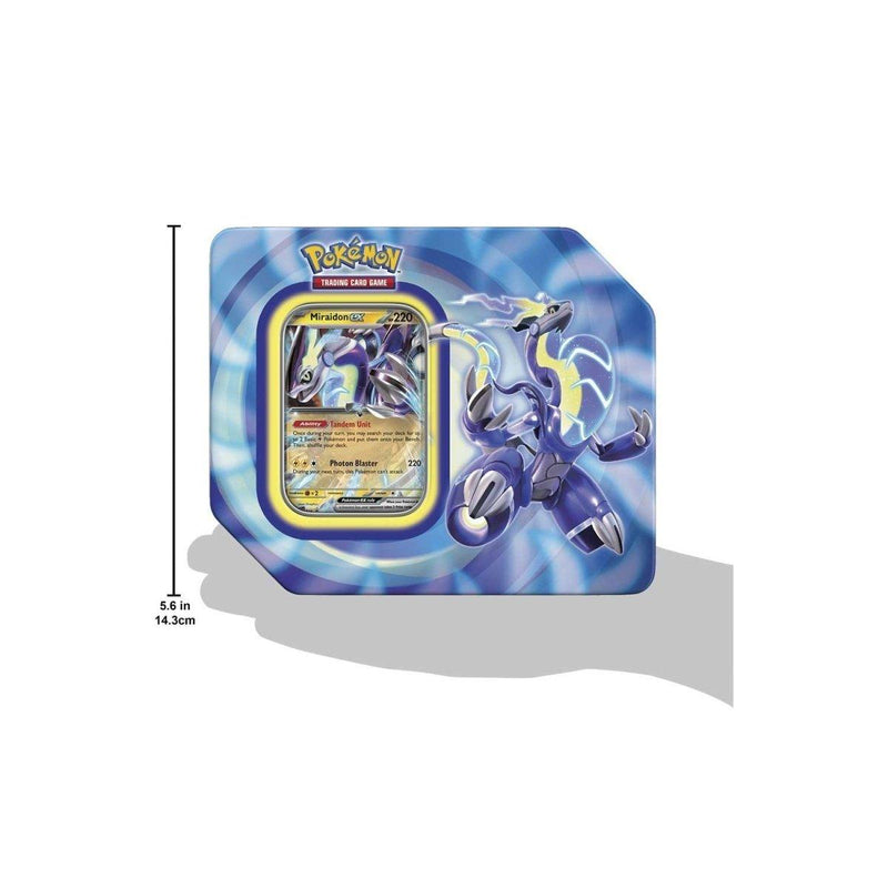 Pokémon TCG: Paldea Legends Tin (Miraidon ex) - POKÉ JEUX - 0820650852855