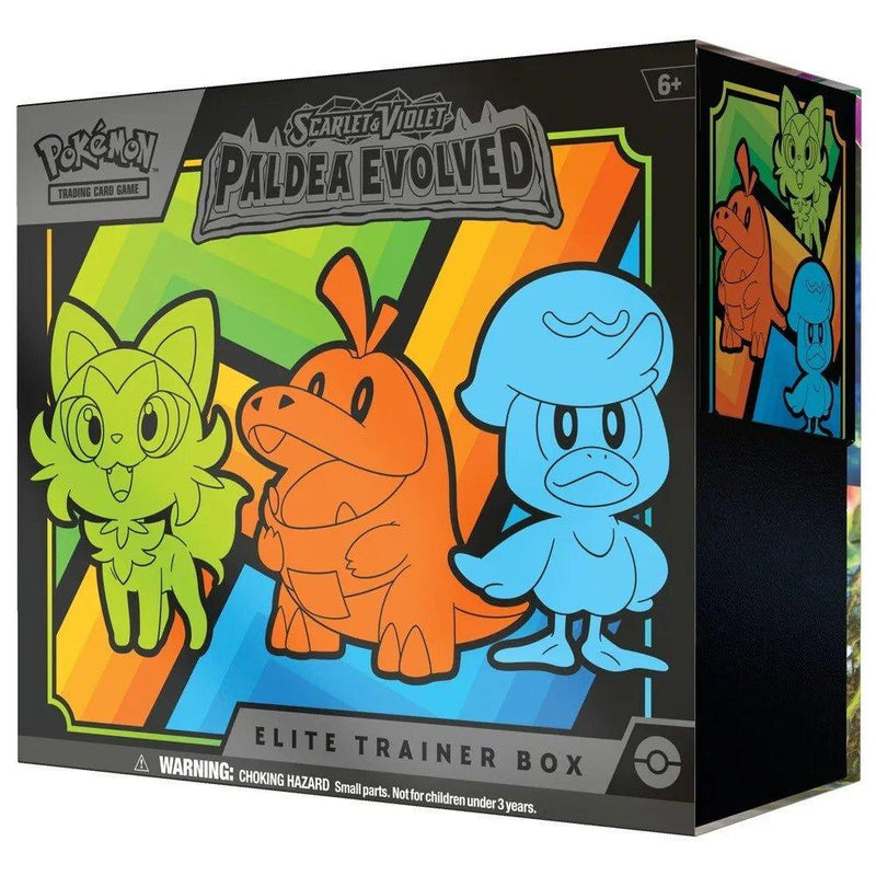 Pokémon TCG: Scarlet & Violet-Paldea Evolved Elite Trainer Box - POKÉ JEUX - 0820650853661