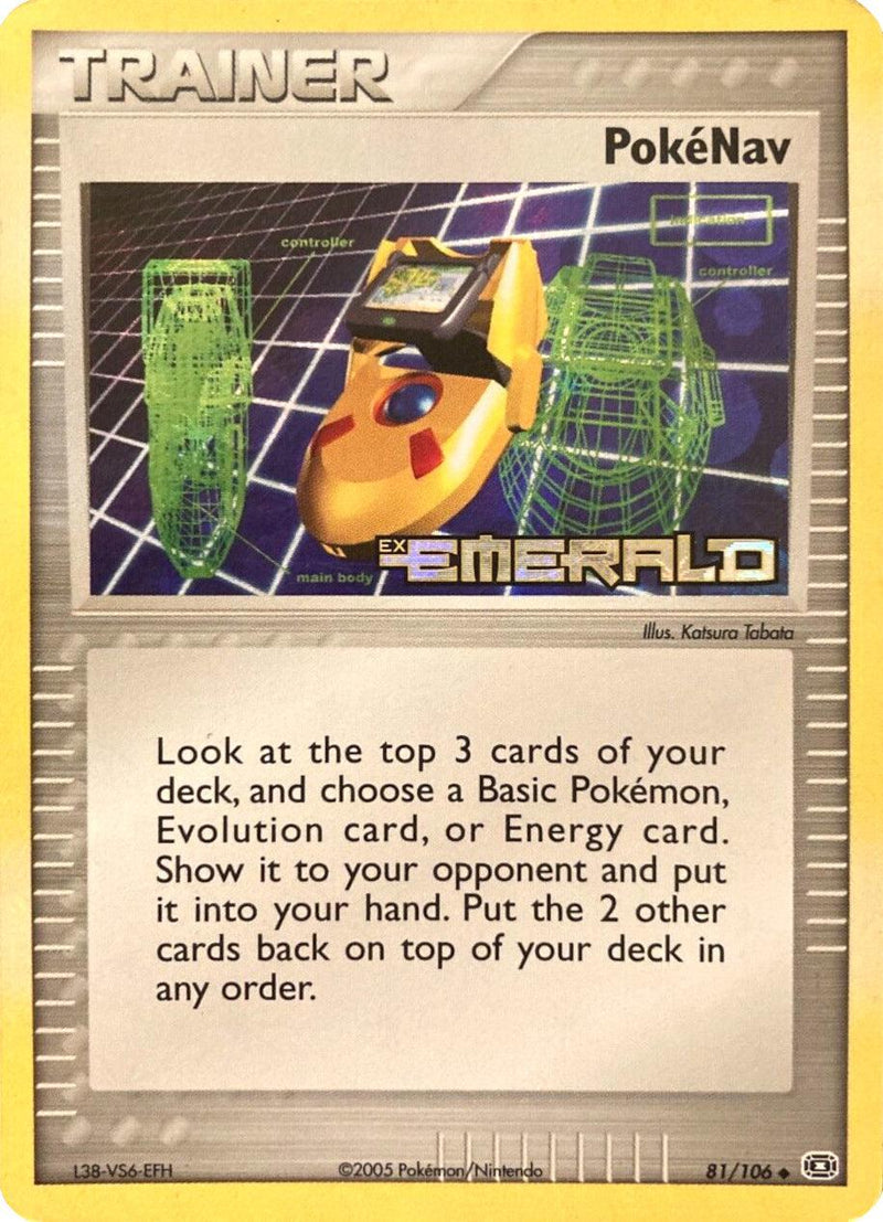 PokeNav (81/106) (Stamped) [EX: Emerald] - POKÉ JEUX