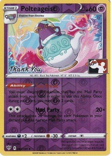 Polteageist (083/189) (Thank You Promo) [Sword & Shield: Darkness Ablaze] - POKÉ JEUX