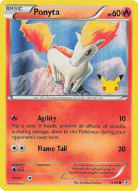 Ponyta (14/83) (20th Anniversary Stamp) [XY: Generations] - POKÉ JEUX