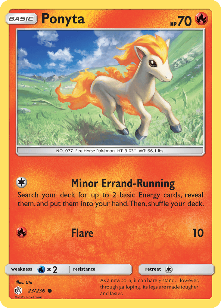 Ponyta (23/236) [Sun & Moon: Cosmic Eclipse] - POKÉ JEUX