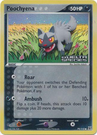 Poochyena (79/113) (Stamped) [EX: Delta Species] - POKÉ JEUX