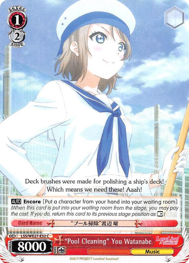 "Pool Cleaning" You Watanabe (LSS/WE27-E32 C) [Love Live! Sunshine!! Extra Booster] - POKÉ JEUX