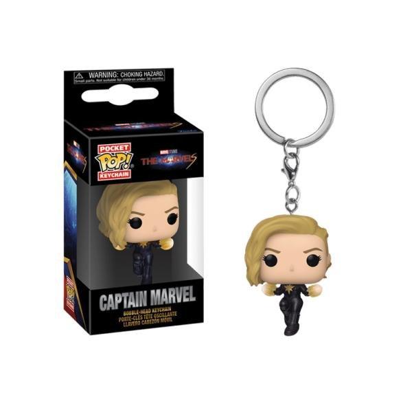 Pop! Keychain - The Marvels - Captain Marvel - POKÉ JEUX - -