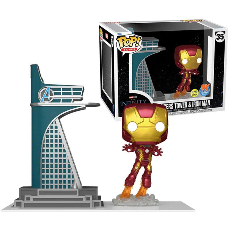 POP! Town: Marvel - The Avengers - Avengers Tower & Iron Man (Limited Edition) - POKÉ JEUX - 889698745826 - 889698745826