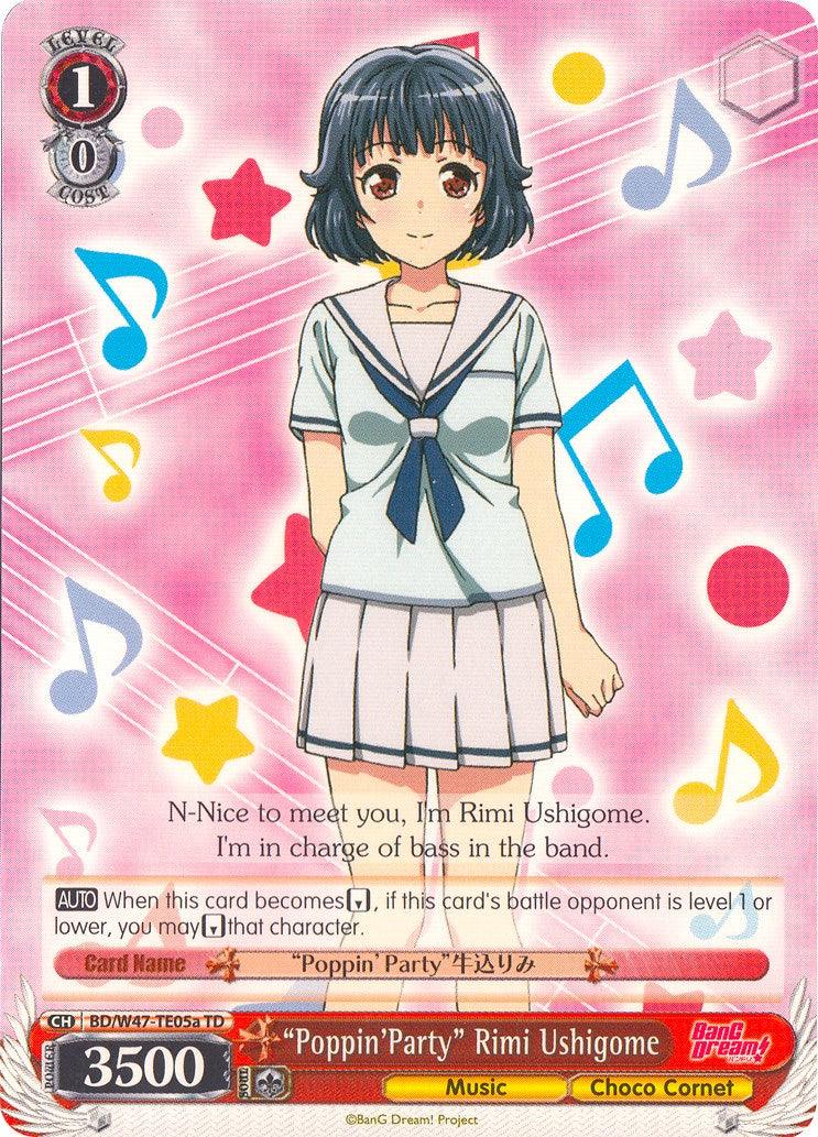 "Poppin'Party" Rimi Ushigome (BD/W47-TE05a TD) [BanG Dream!] - POKÉ JEUX