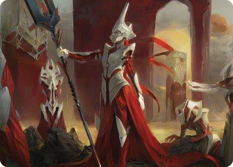 Porcelain Zealot Art Card [Phyrexia: All Will Be One Art Series] - POKÉ JEUX