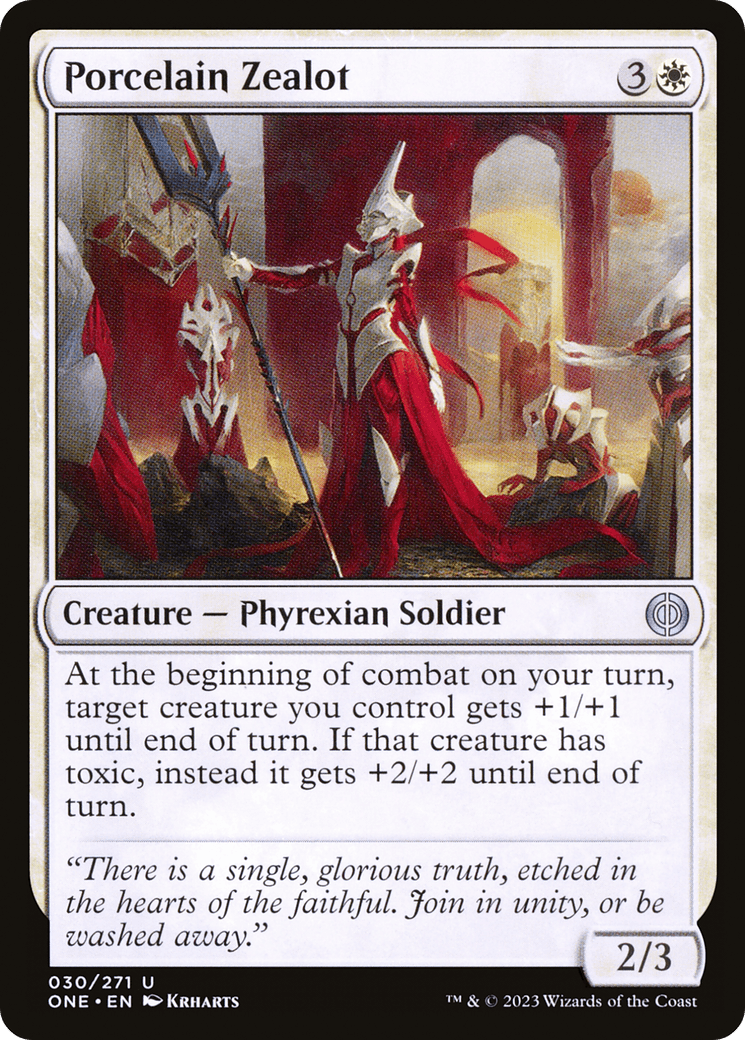 Porcelain Zealot [Phyrexia: All Will Be One] - POKÉ JEUX