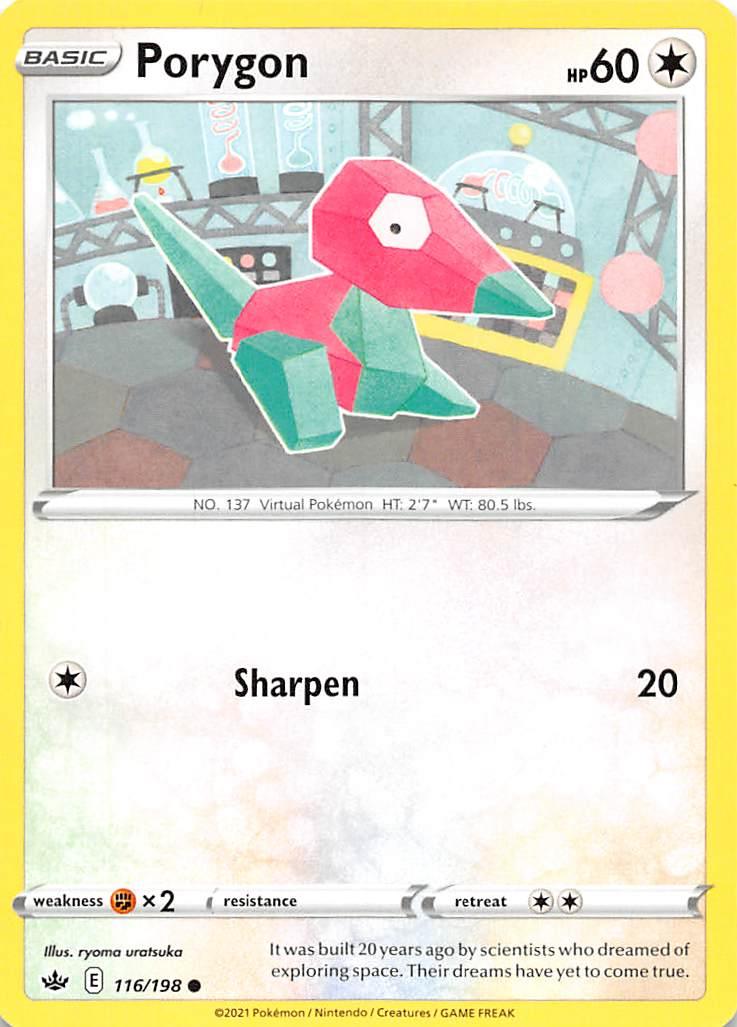 Porygon (116/198) [Sword & Shield: Chilling Reign] - POKÉ JEUX