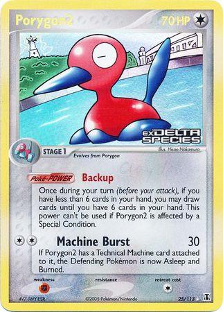 Porygon2 (25/113) (Stamped) [EX: Delta Species] - POKÉ JEUX