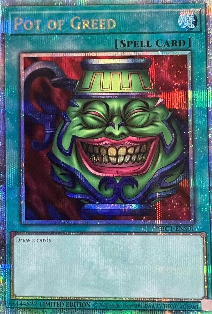 Pot of Greed [TBC1-ENS01] Secret Rare - POKÉ JEUX