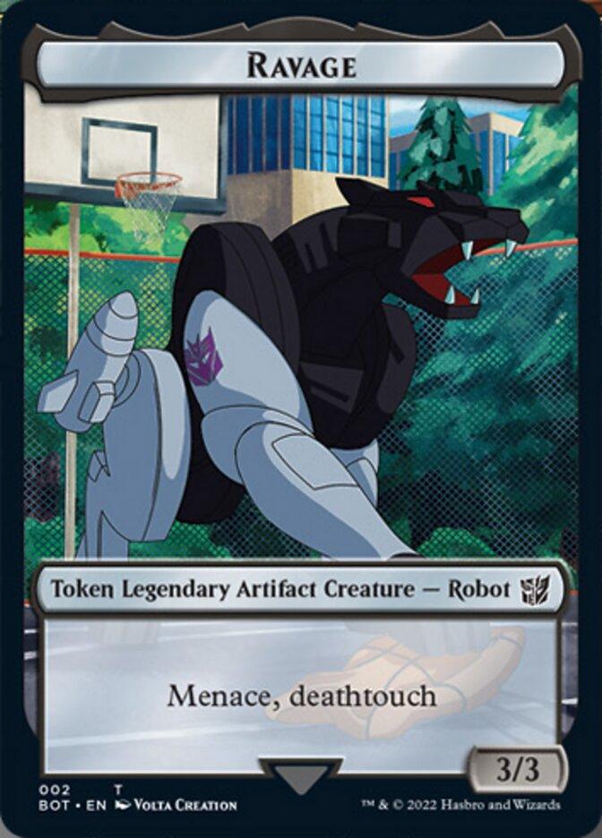 Powerstone // Ravage Double-Sided Token [The Brothers' War Tokens] - POKÉ JEUX