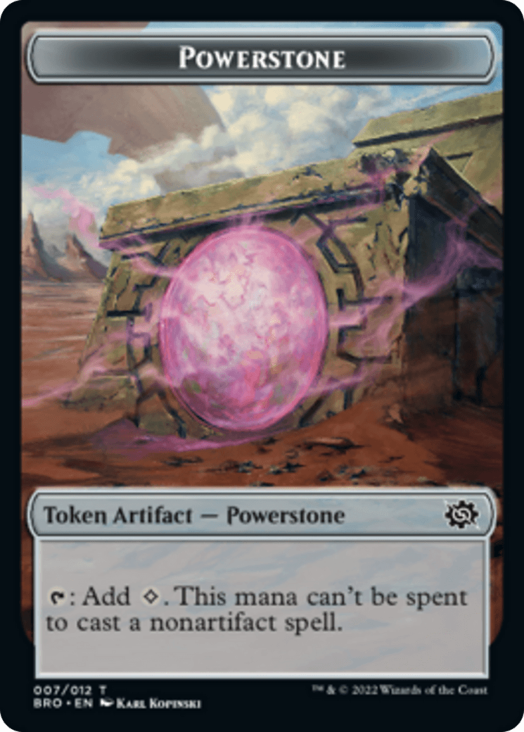 Powerstone Token [The Brothers' War Tokens] - POKÉ JEUX