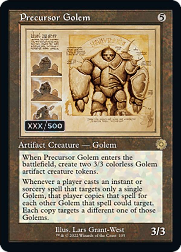 Precursor Golem (Retro Schematic) (Serialized) [The Brothers' War Retro Artifacts] - POKÉ JEUX