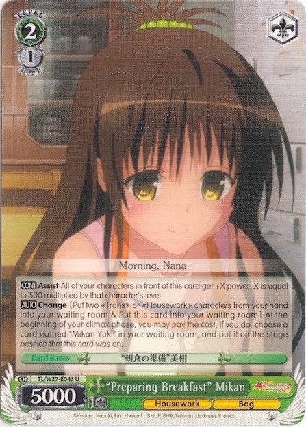 "Preparing Breakfast" Mikan (TL/W37-E043 U) [To Loveru Darkness 2nd] - POKÉ JEUX