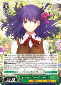 "presage flower" Sakura (FS/S64-E023 RR) [Fate/Stay Night [Heaven's Feel]] - POKÉ JEUX