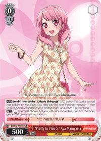 "Pretty In Pink" Aya Maruyama (BD/EN-W03-076 C) [BanG Dream! Girls Band Party! MULTI LIVE] - POKÉ JEUX