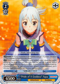 "Pride of A Goddess" Aqua (KS/W49-TE17S SR) [KonoSuba] - POKÉ JEUX