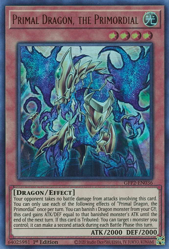 Primal Dragon, the Primordial [GFP2-EN036] Ultra Rare - POKÉ JEUX