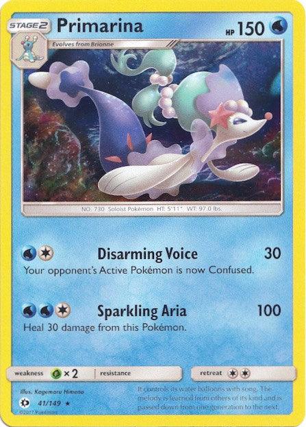 Primarina (41/149) (Water Web Holo) [Sun & Moon: Base Set] - POKÉ JEUX